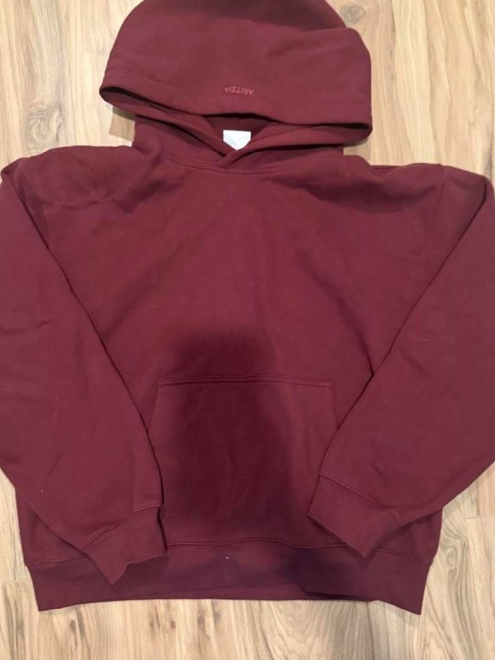 Aritzia Sumac Burgundy Perfect Fit Hoodie Size M